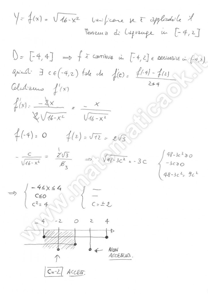 Teorema Di Lagrange Esercizi Svolti Pdf