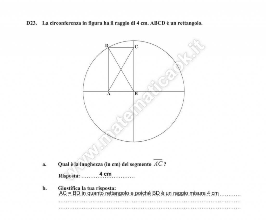 Prove Invalsi 2010 E 2011 Matematica Terza Media Soluzioni