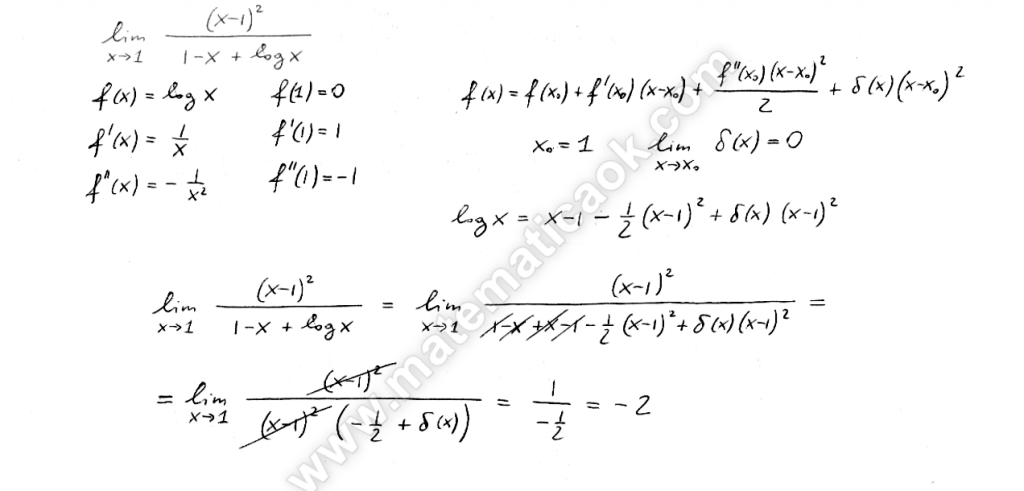 Formula di Taylor con il resto di Peano